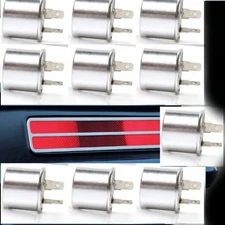 10 PACK  12V Electronic Turn Signal Flasher Relay NON 2 Prong - Round Style 
