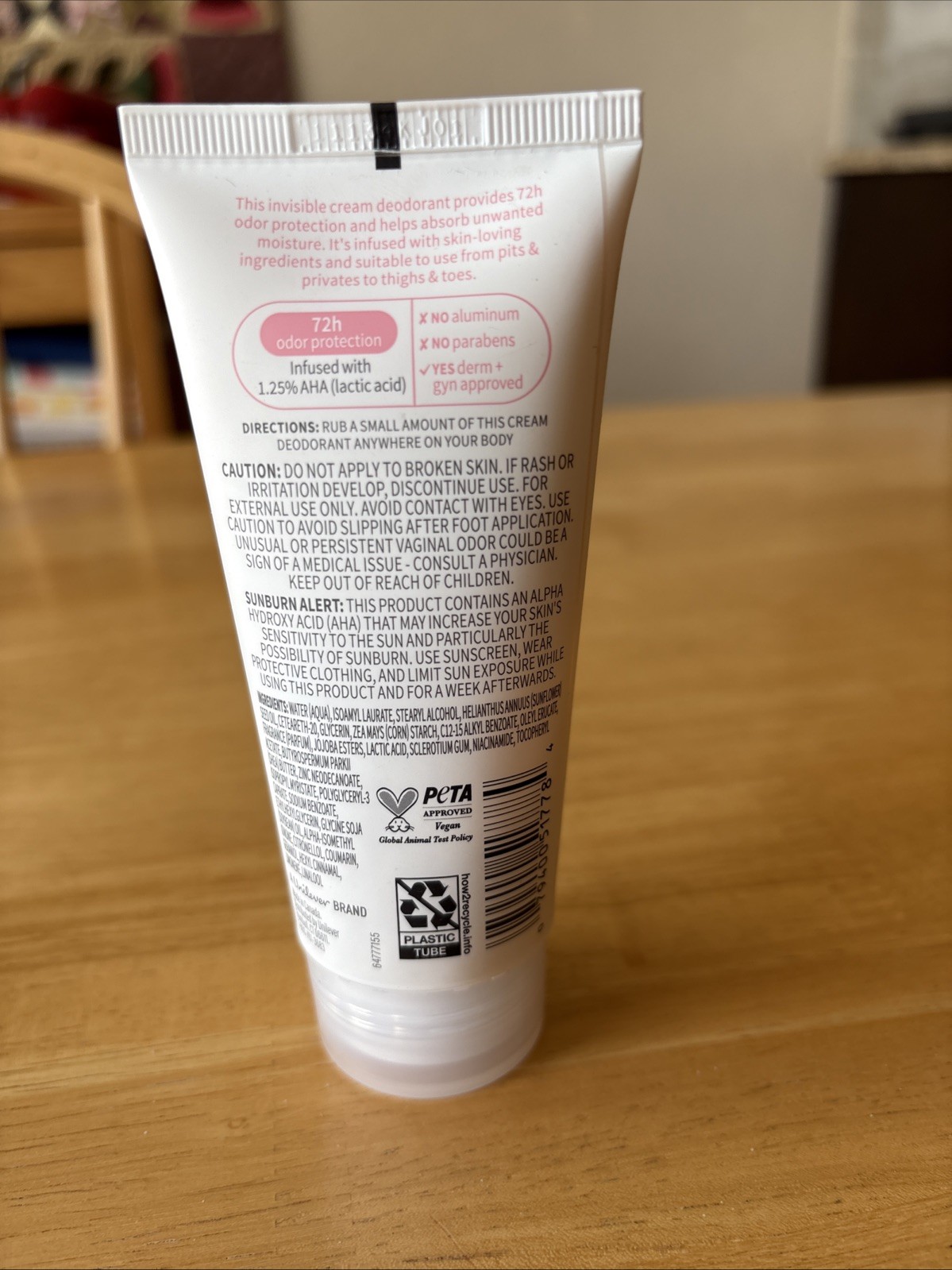 Dove Whole Body Deodorant, Ph Balancing, Cream Raspberry & Rose, 72 Hour, 2.5 Oz