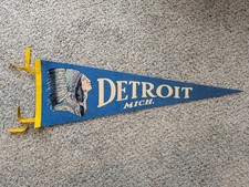 1950-60 Felt Detroit Michigan Pendent