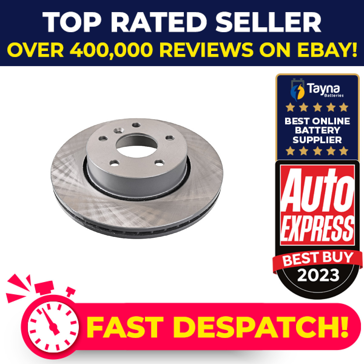 2x Brake Discs Pair Vented fits RANGE ROVER Mk2 P38A 4.6 Front 94 to 02 297mm
