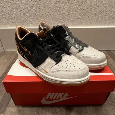 Nike Dunk Low Year of the Tiger DQ4978-001 Suede Black/White/Gold Sneaker