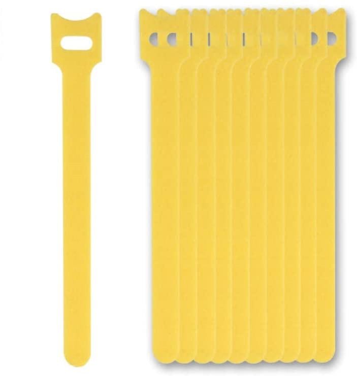 Hook& Lopp Yellow Nylon Cable Ties 12mmx180mm Pack of 50