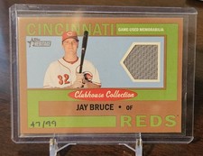 2013 Topps Heritage - Clubhouse Collection Gold Relics /99 Jay Bruce #CCR-JB