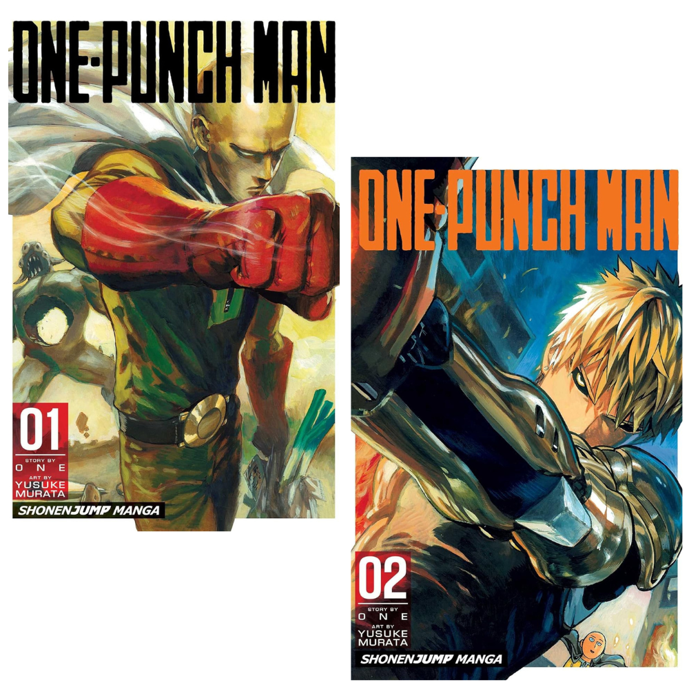 One-Punch Man 2 Book Set by ONE: Volumes 1+2