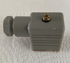 SOLENOID VALVE CONNECTOR SCREW ON PLUG ELECTRICAL 250 V. 10 A. SM DIN 43650B