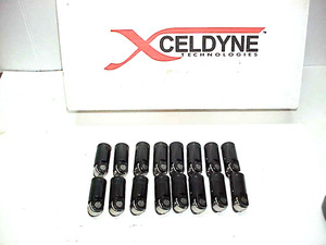 16 Xceldyne .937" Keyway Solid Roller Lifters Coated Centered Cups Nascar