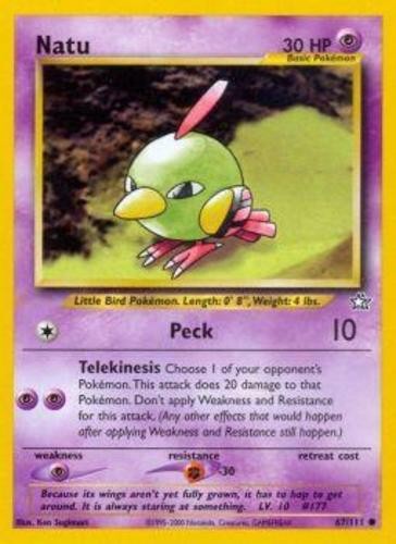 Natu - 67/111 - Common - Unlimited Edition NM Neo Genesis