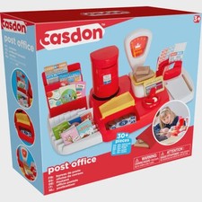 Casdon Post Office Realistic Postal Counter Playset  Role Play Toy