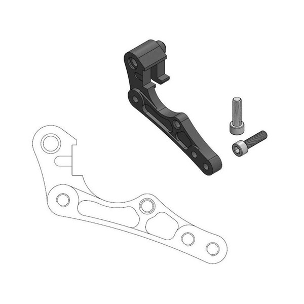 Moto-Master Bremssattel-Adapter Oversize (FüR: Husqvarna TE 250 2T 14-17 Vorne )-image