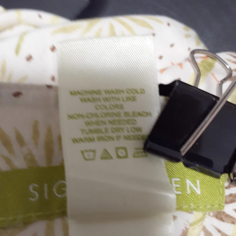 Sigrid Olsen Women’s Floral Print Cotton A-Line Skirt Size 12 - Image 4 of 4