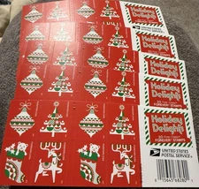 Scott # 5526 - 5529 US  Christmas Holiday Delights  Pack Of 100 stamps M/H NEW
