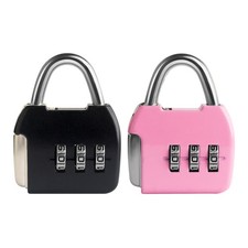 UP Security Small Combination Padlock, 3-Digit Combination Locks, Travel Lugg...