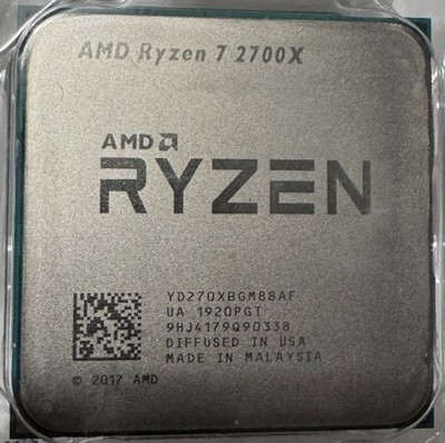 AMD Ryzen 7 2700X Processor (3.7 GHz, 8 Cores, Socket AM4)
