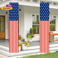 Patriotic Decorations 4Th of July Decorations Outdoor Hanging American Flag Bann