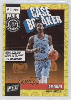 2021 Panini National Convention Case Breaker 94/199 Ja Morant #CB18 5l1