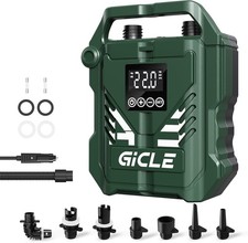 GiCLE 22PSI Paddle Board Pump Electric SUP Pump, with 12V DC Car Connector