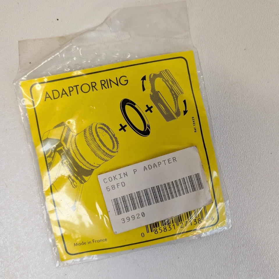 Genuine Cokin P Series 58mm Adapter Ring P458 Made in France Thread to P System - Image 2 of 3