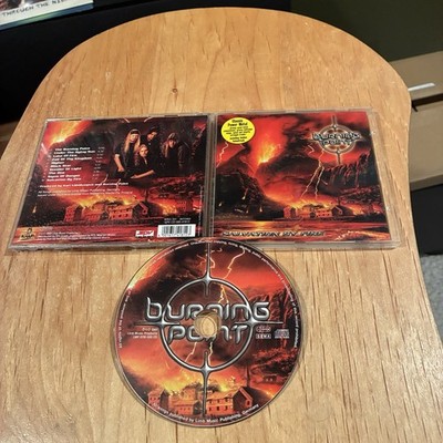 Burning Point  Salvation By Fire CD 1st German press battle beast firewind edguy