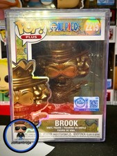 Funko Pop Plus One Piece - Brook (Bronze) Exclusive Edition #2215 + Hardcase