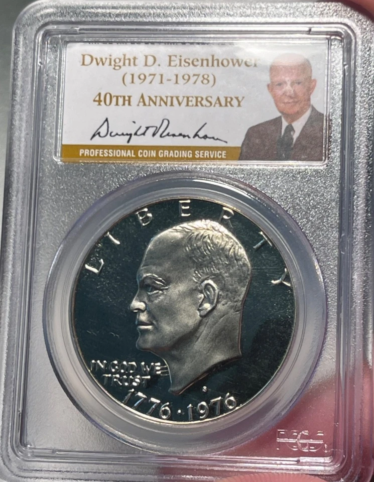 1976-S Silver Proof Eisenhower Dollar PCGS PR70DCAM - Image 4 of 4
