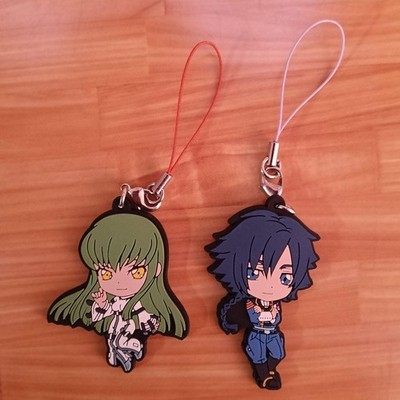 Kyun-chara C.C. and Akito Code Geasss Strap 2-Type Set
