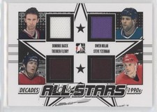 2013 ITG Decades 1990s All-Stars Jerseys Black /95 Dominik Hasek Owen Nolan 2d8