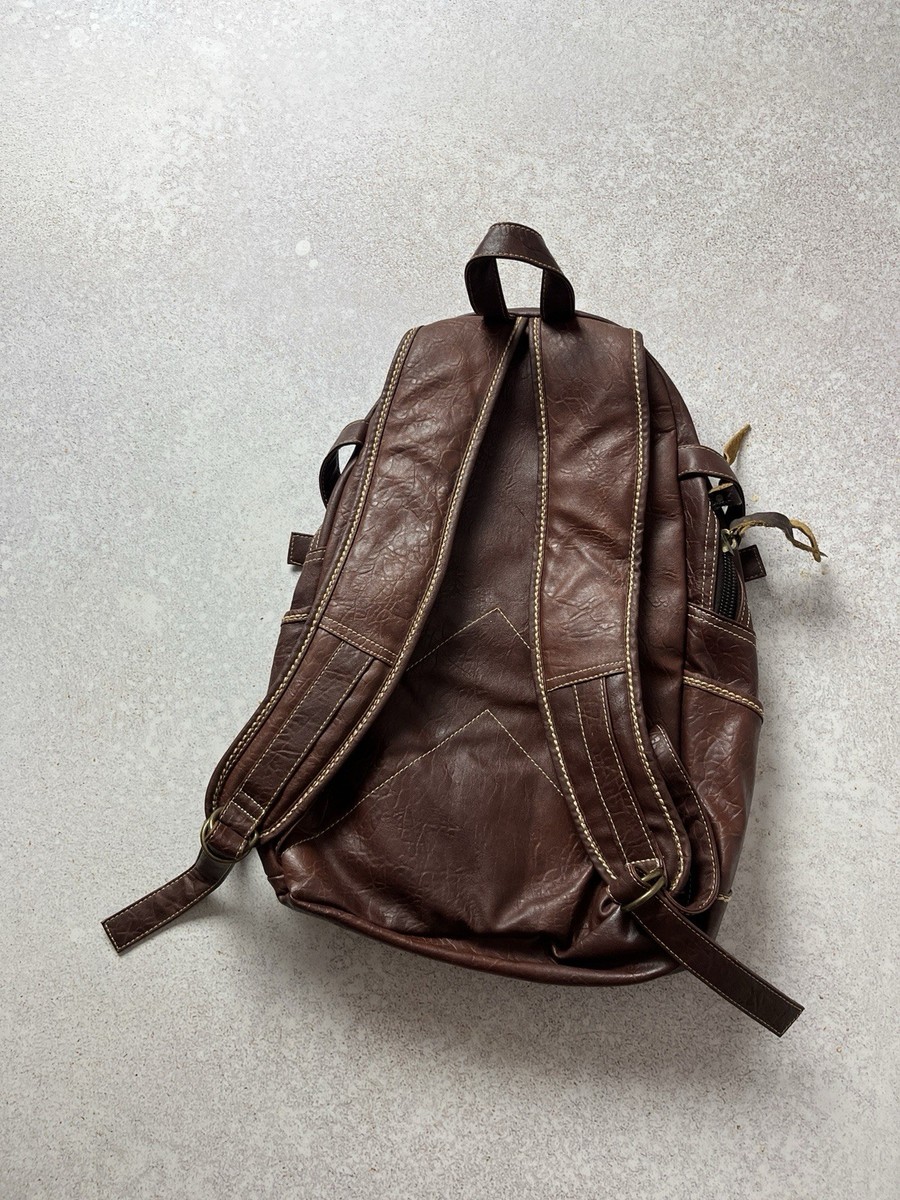 激レア⭐︎DIESEL LIQUID SPACE レザーバッグ Y2K rare stunning 2007 Liquid Space Diesel leather hoop - Depop