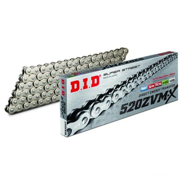 Did Kette S&S 520 ZVMX/110 Silber Offen Mit Nietschloss FüR Suzuki GSX-R 600 U3-image