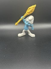 2011 Smurfs Mcdonalds Happy Meal Toy Clumsy Smurf 3.5 inches