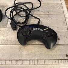 Sega Genesis Official OEM Controller 3 Button Red Button Model 1650 Tested