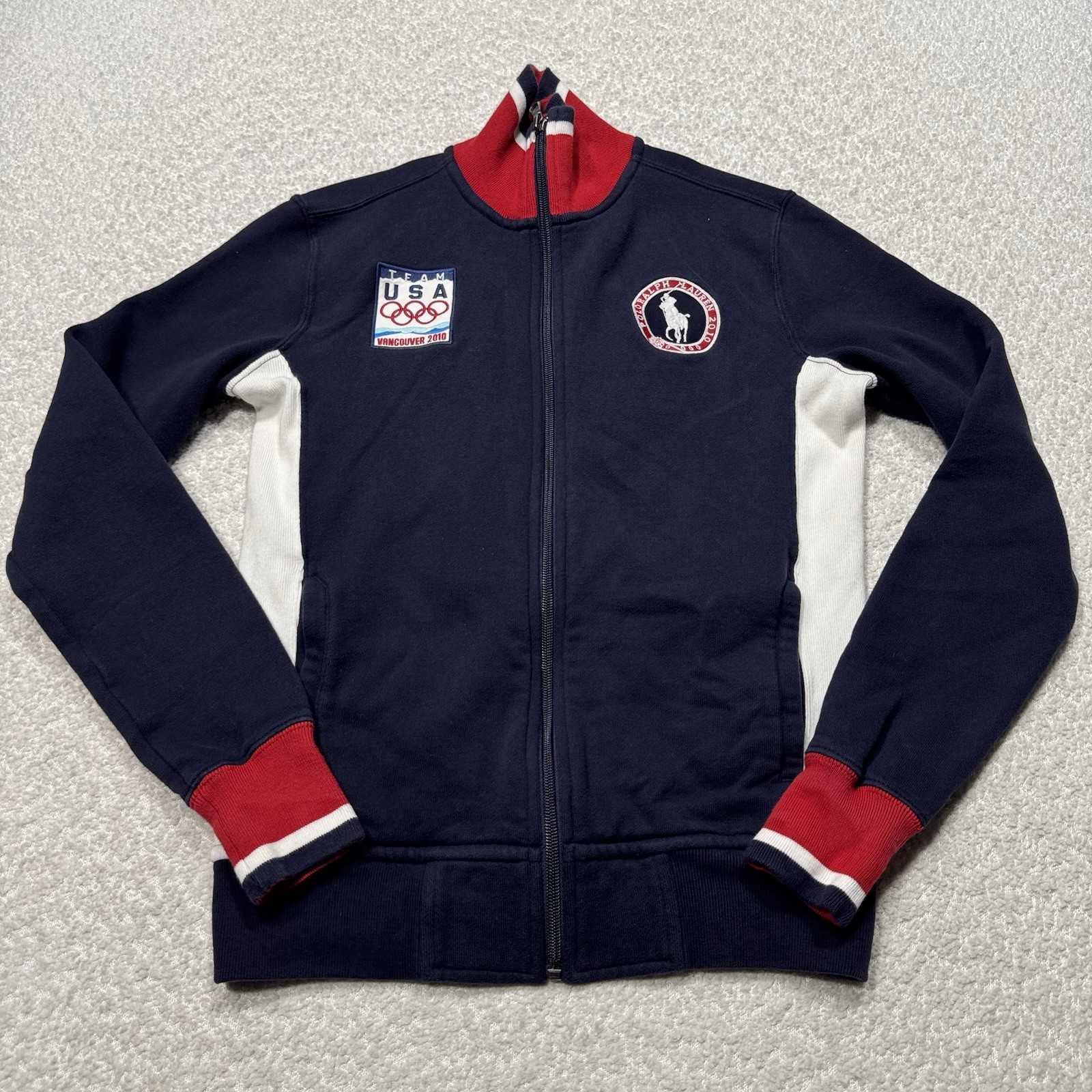Polo Ralph Lauren Giacca Donna 2010 Olimpiadi Vancouver Team USA Big Pony Small