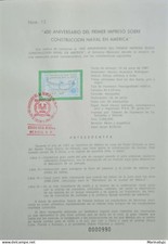 KV) 1987 MEXICO, FIRST DAY COVER COMMEMORATING THE 400TH ANNIVERSARY OF THE FIRS