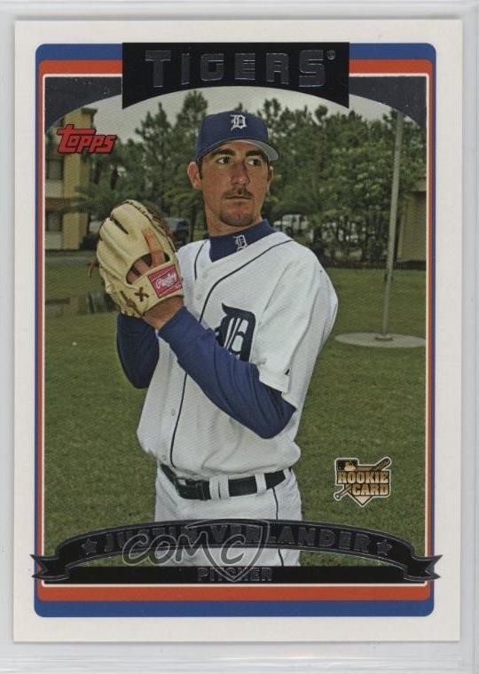 2006 Topps Justin Verlander #641 b5f