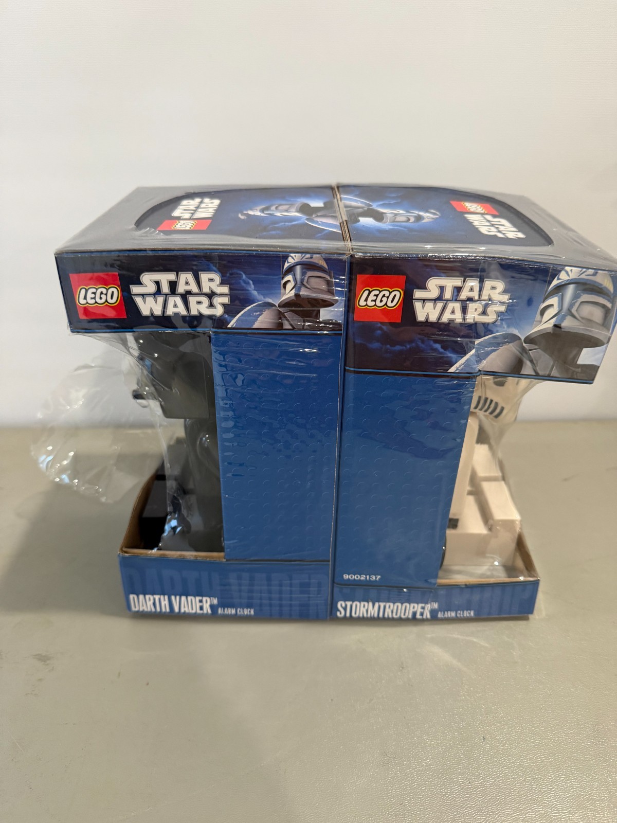 9002137 9002113 Lego Star Wars Storm Trooper Darth Vader 2 Brand New Alarm Clock