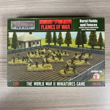 RURAL FIELDS AND FENCES BATTLEFIELD IN A BOX FLAMES OF WAR TERRAIN 15MM SCENERY