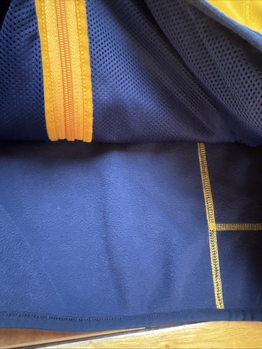 LL Bean Jacket Womens Sz L Yellow Full Zip Fleece Casual Preppy Hiking Polartec - Picture 4 of 7