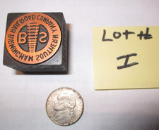Early Birmingham Southern Railroad RR Letterpress Ink Printer Block Stamp Lot I