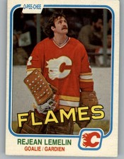 1981-82 O-Pee-Chee #44 Rejean Lemelin RC (ref 160800)