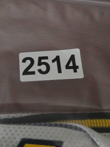 Maglia vintage Champion Jalen Rose #5 Indiana Pacers bianca gessato taglia 44 - Foto 11 di 11