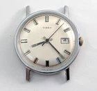 1977 TIMEX Mercury Calendar 16570 02577 Vintage Watch Movement 33mm PARTS REPAIR
