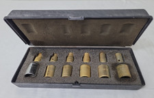 Gold Chrysler Mtsc Socket Set 6-17mm Metric 12 Piece 38 Drive