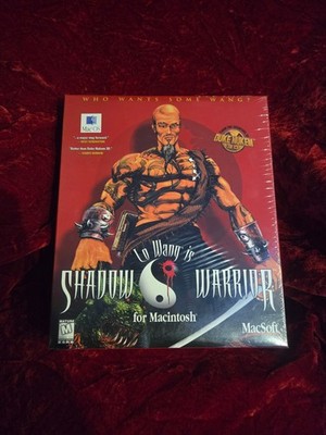 Shadow Warrior Macintosh MacSoft Game Big Box Lo Wang SEALED NEW IN BOX