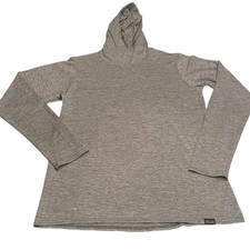 Patagonia Capilene Cool Daily 50 UPF Stretch Performance Gray Womens Medium Hood