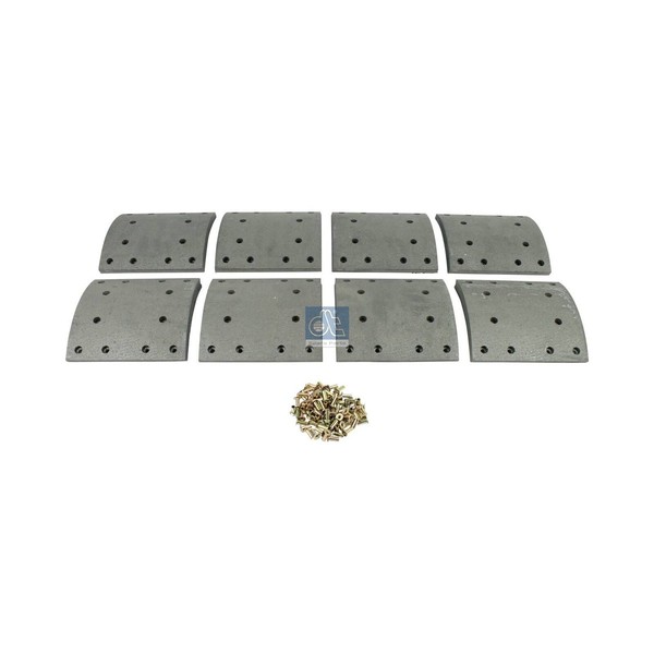 Bremsbelagsatz Trommelbremse 19,1 Mm 200 Mm DT Spare Parts FüR U.A. Volvo-image