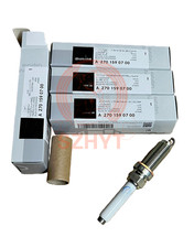 Set of 4 Spark Plugs For W205 X253 C253 C117 OE A2701590700 New USA