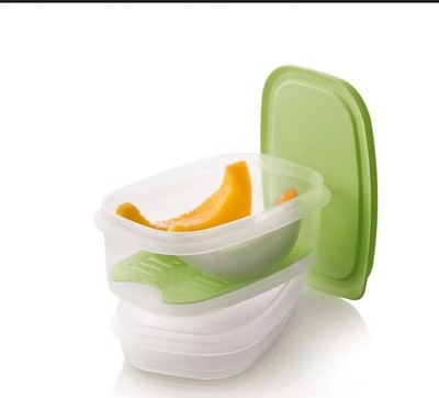 Tupperware  Junior Cool'N Fresh Set Kühlschrank 640/290  ml  mit Gitter     NEU