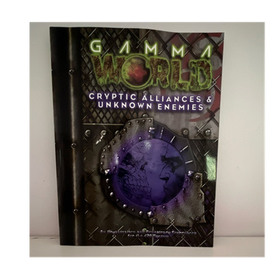 Gamma World Cryptic Alliances & Unknown Enemies WW17254