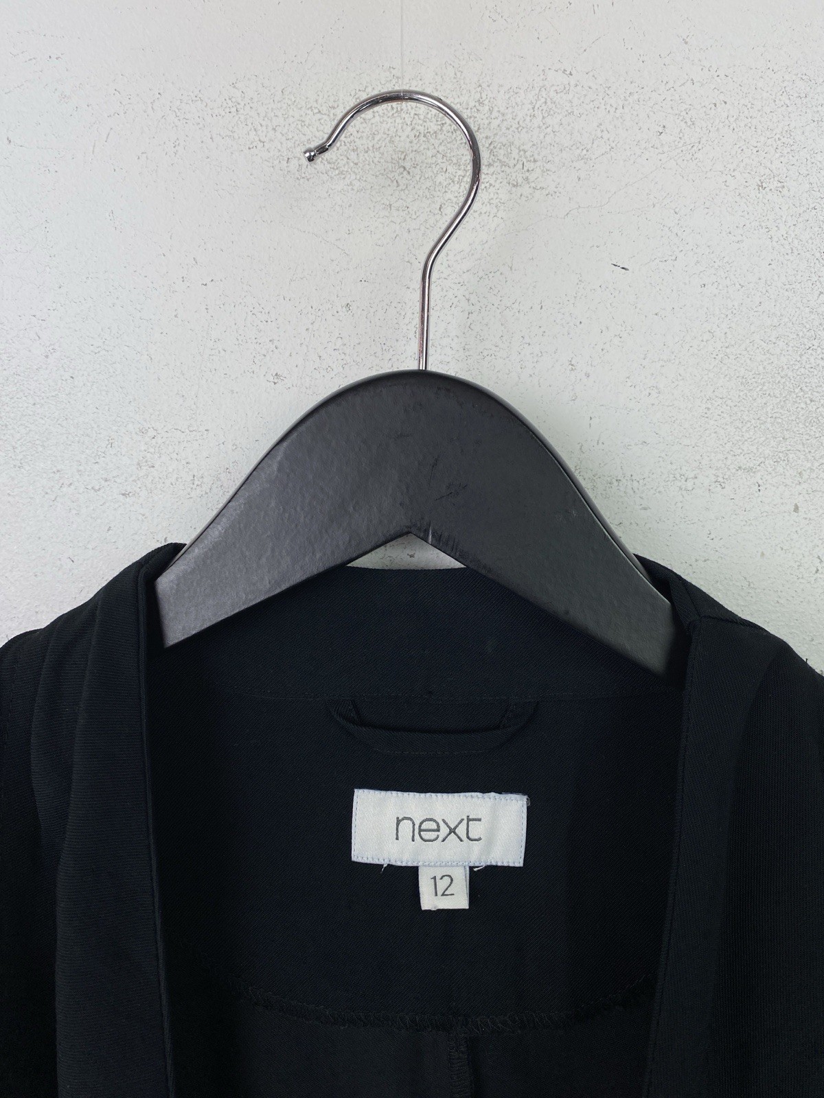 Next Black Plain Waterfall Jacket Lightweight Lon… - image 3