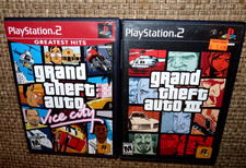 Grand Theft Auto III & Vice City PS2 Bundle GTA 3 PlayStation 2 Games Lot map