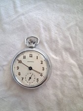 VERY GOOD VINTAGE 1964 ' INGERSOLL GT BRITAIN'   POCKET WATCH - SERVICED
